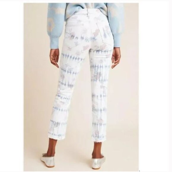 Joe’s Fiore Ultra High-Rise Tie-Dye Floral Slim Jeans - Size 29 - NWOT - Picture 5 of 11